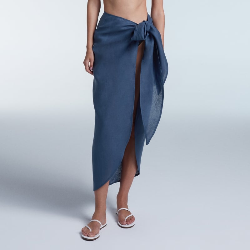Bluemint JOSEPHINE INDIGO Long Linen Pareo