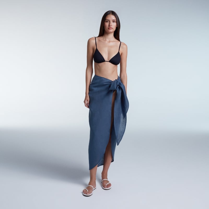 bluemint JOSEPHINE INDIGO Long Linen Pareo