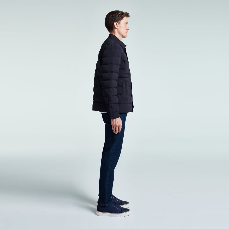 Bluemint JUAN DARK NAVY Quilted Down Jacket