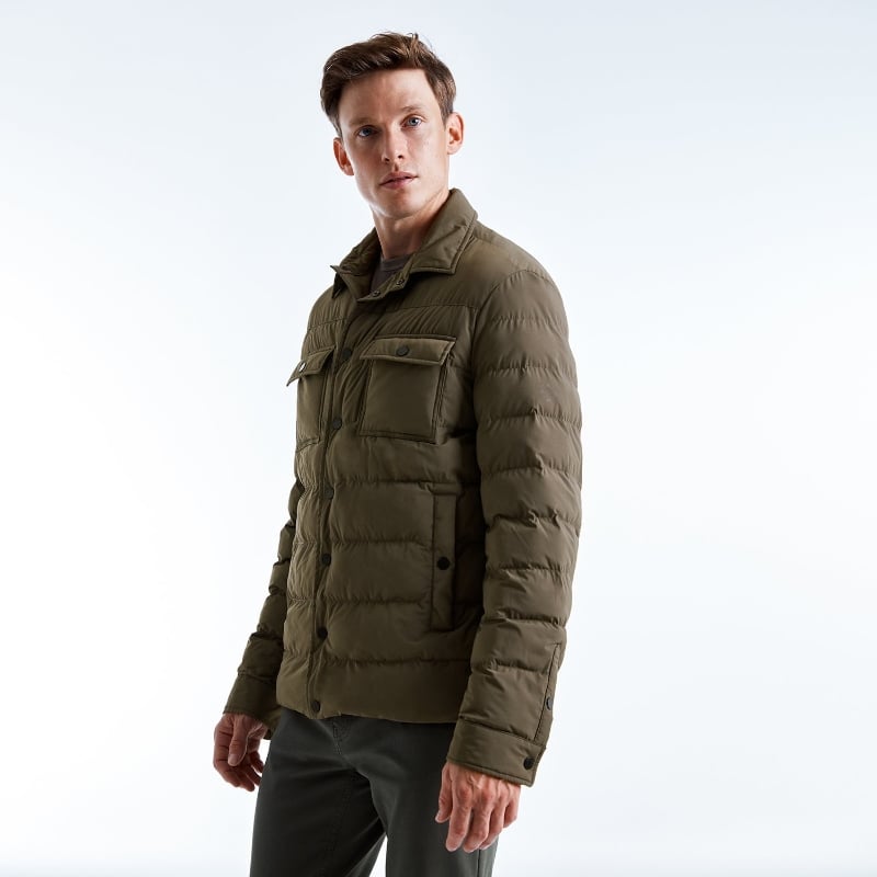 Bluemint JUAN KHAKI Quilted Down Jacket