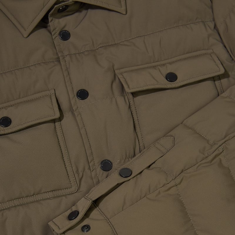 Bluemint JUAN KHAKI Quilted Down Jacket
