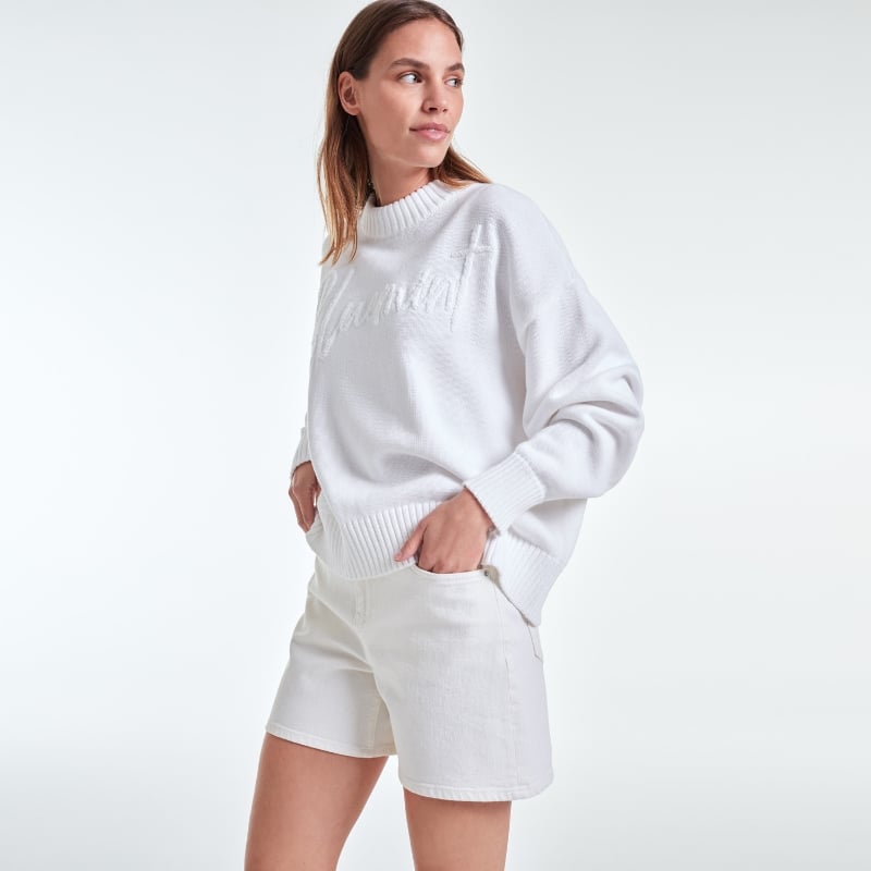 bluemint JULE WHITE Embroidered Sweater