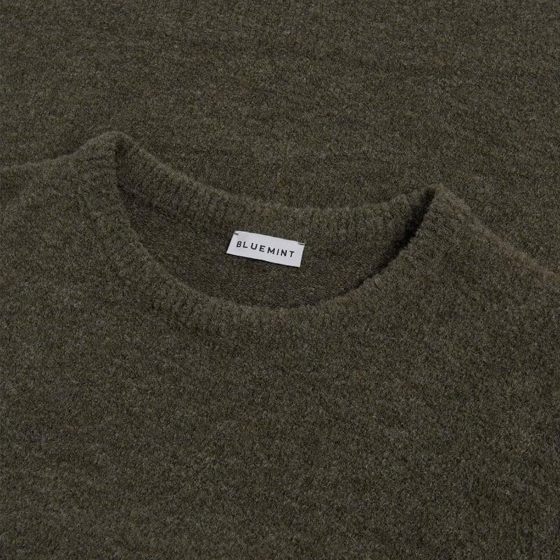 Bluemint KEN KHAKI Brushed Crew Neck Sweater