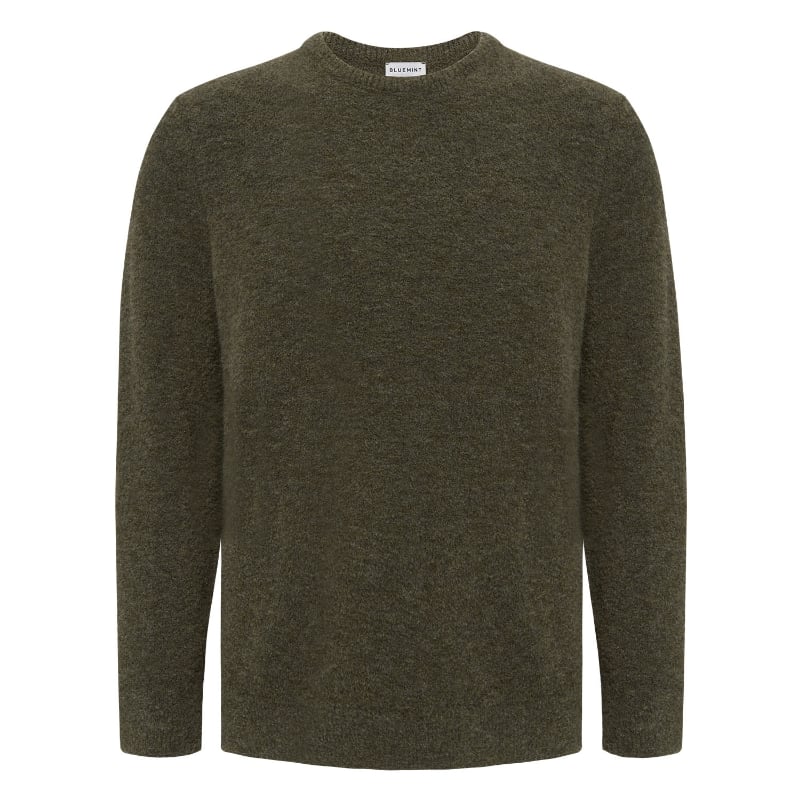 bluemint KEN KHAKI Brushed Crew Neck Sweater