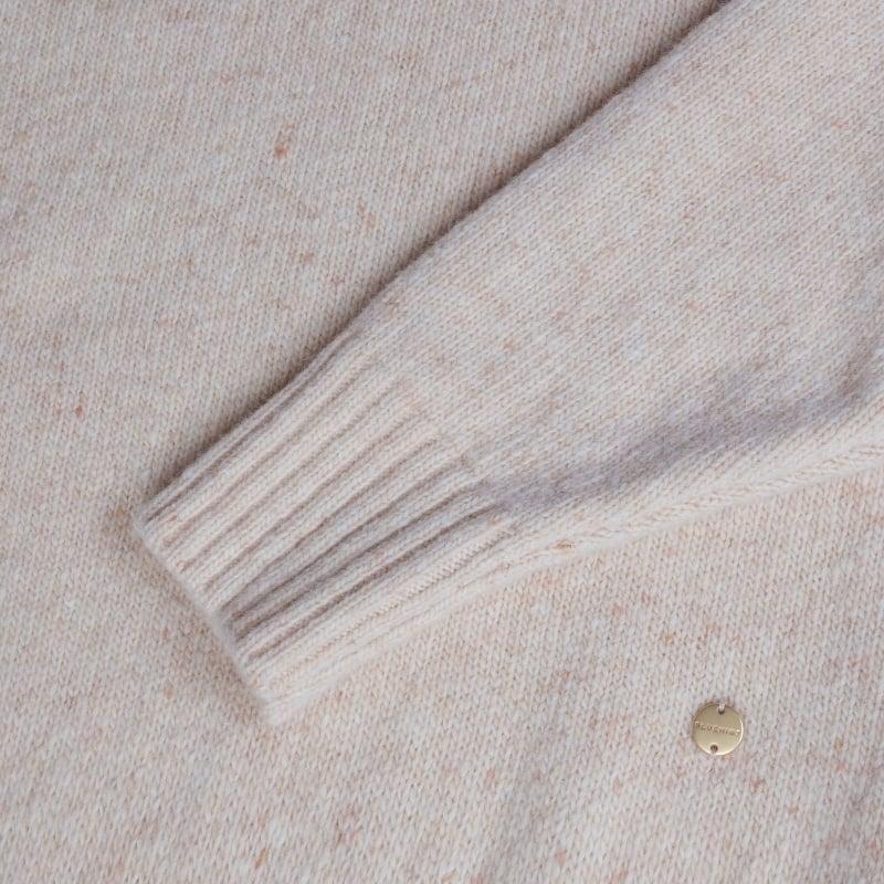 Bluemint LENA BEIGE Crew-Neck Neppy Sweater