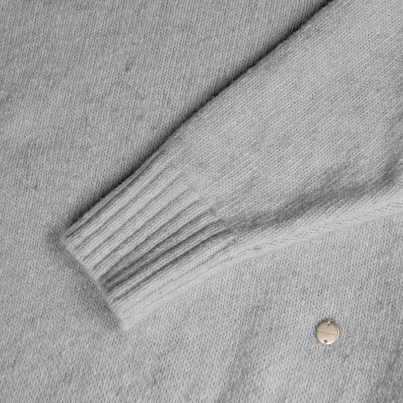 Bluemint LENA GREY MELANGE Crew-Neck Neppy Sweater