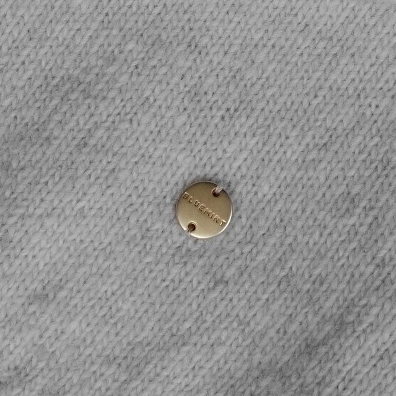 Bluemint LENA GREY MELANGE Crew-Neck Neppy Sweater