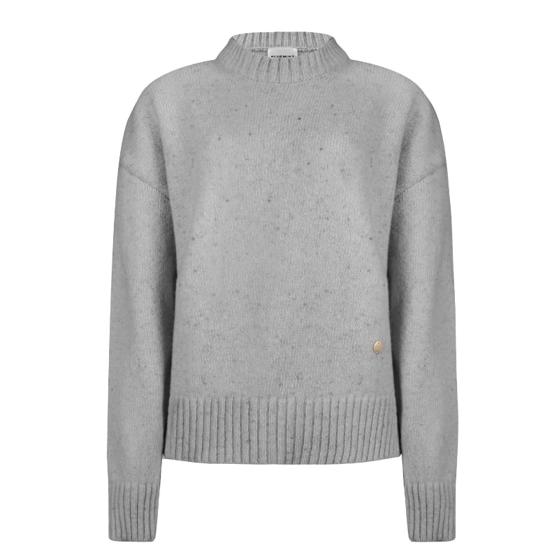 bluemint LENA GREY MELANGE Crew-Neck Neppy Sweater