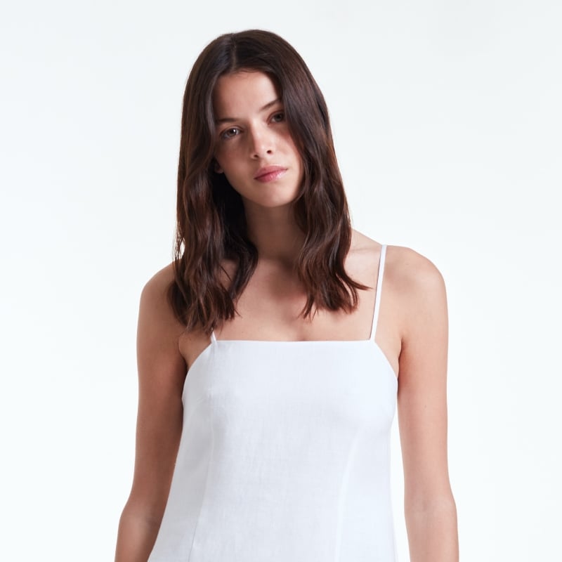Bluemint LIA WHITE Fluid Linen Dress