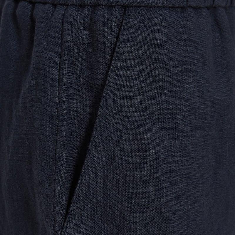 Bluemint LINA DARK NAVY Linen Shorts
