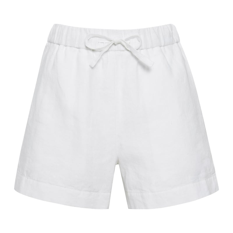 Bluemint LINA WHITE Linen Shorts
