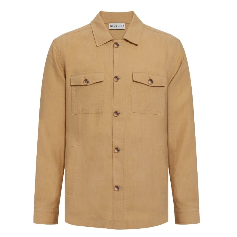 bluemint LINEN OVERSHIRT SAFARI Linen Overshirt