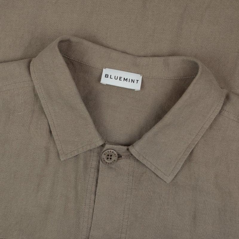 Bluemint LINEN OVERSHIRT STONE Linen Overshirt