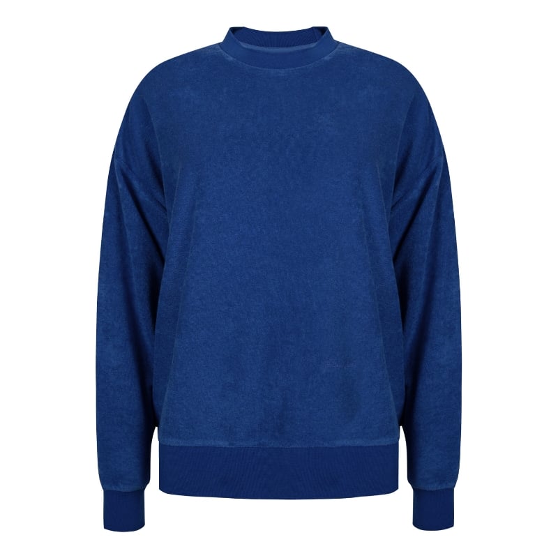 bluemint LISETTE ROYAL BLUE Towelling Sweatshirt
