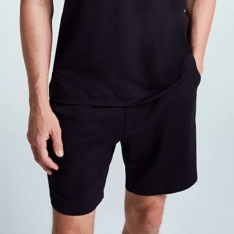 Bluemint LLOYD BLACK Soft Cotton-Blend Shorts