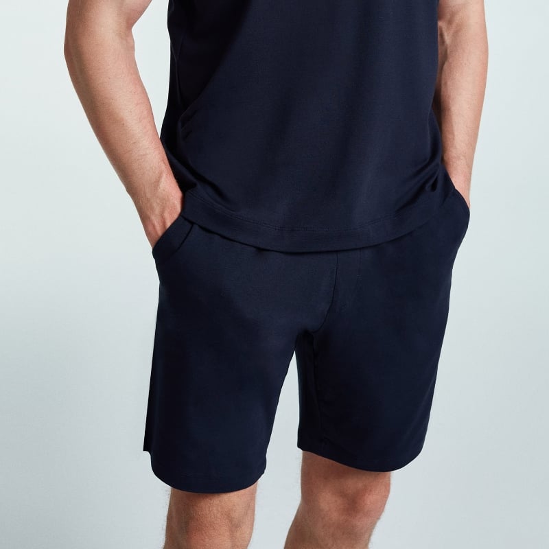 Bluemint LLOYD DARK NAVY Soft Cotton-Blend Shorts