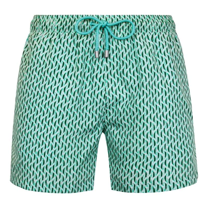 bluemint LOGAN GREEN COMB Lightweight Swim Shorts
