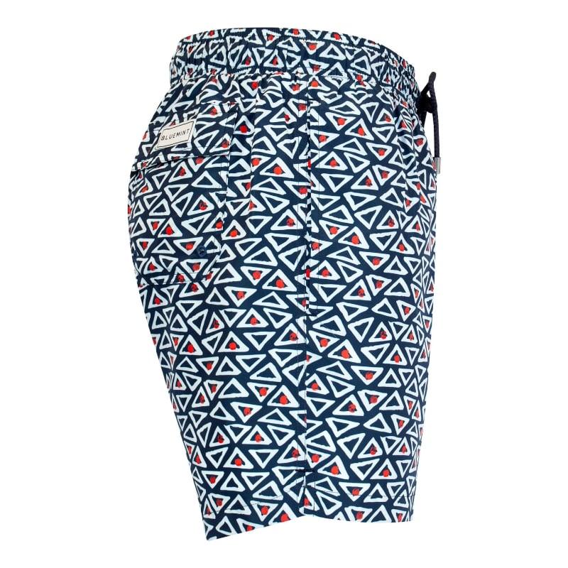 Bluemint LOGAN NAVY DELTA Lightweight Swim Shorts