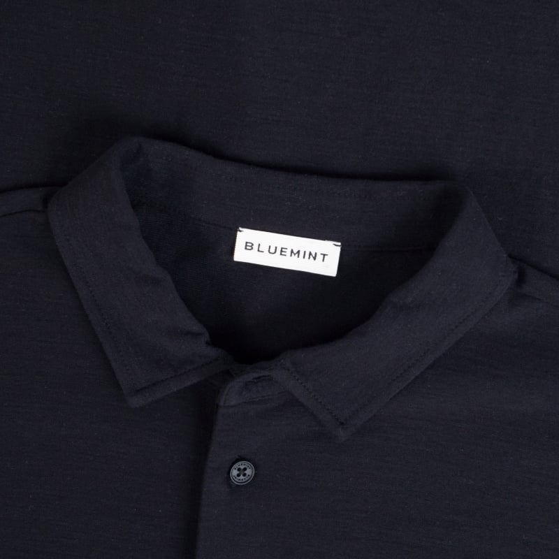 Bluemint LORENZO DARK NAVY Cotton Polo Shirt