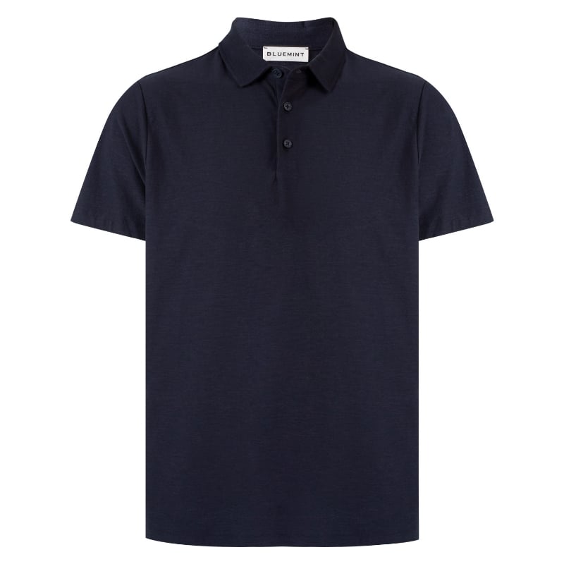 bluemint LORENZO DARK NAVY Cotton Polo Shirt