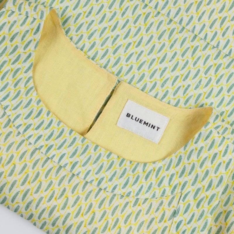 Bluemint LOULOU LIME BERRY Cropped Printed Top