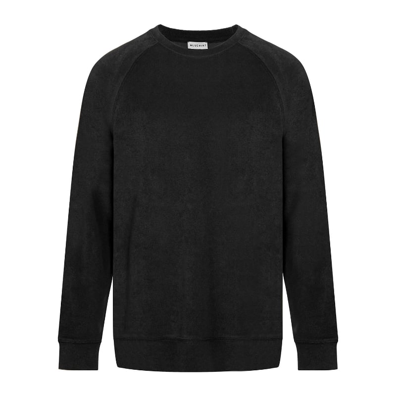 bluemint LUCAS BLACK Towelling Sweatshirt