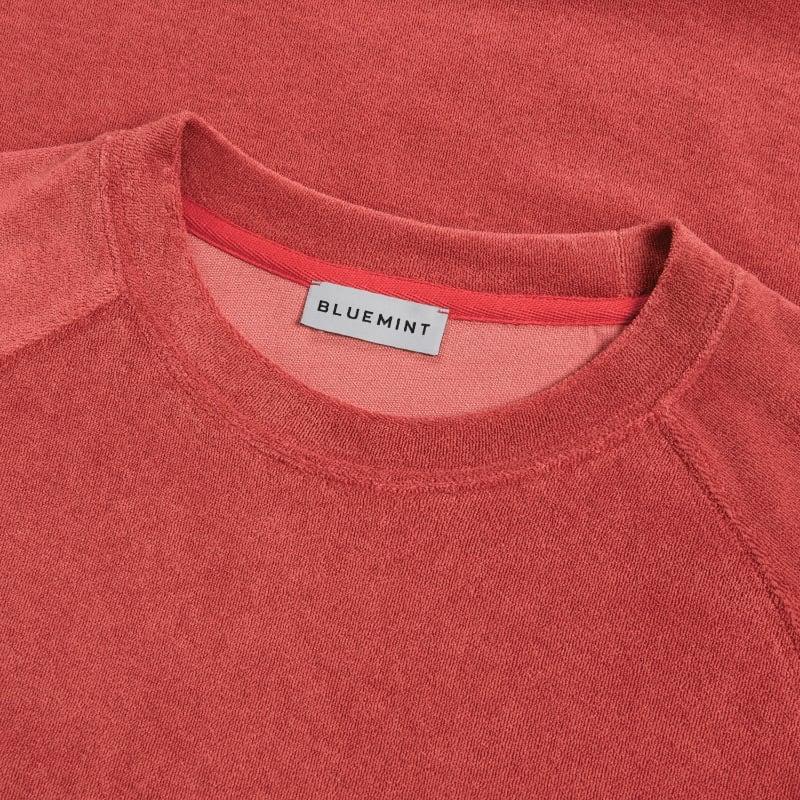 Bluemint LUCAS CRIMSON Towelling Sweatshirt