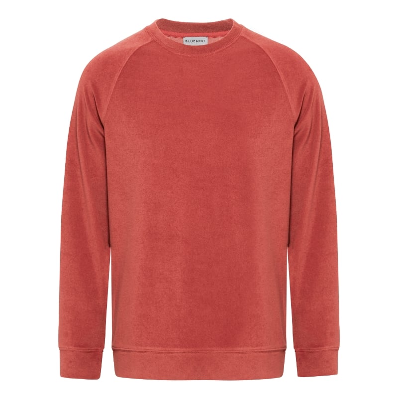 bluemint LUCAS CRIMSON Towelling Sweatshirt