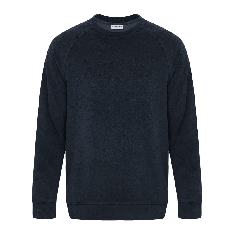 bluemint LUCAS DARK NAVY Towelling Sweatshirt