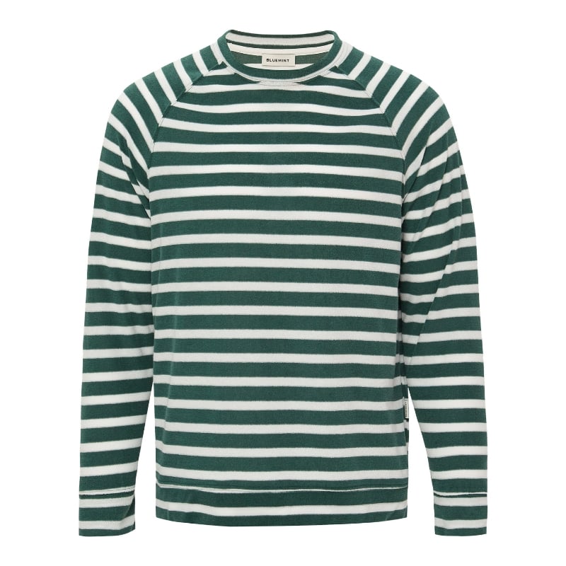 bluemint LUCAS JADE STRIPEY Towelling Sweatshirt