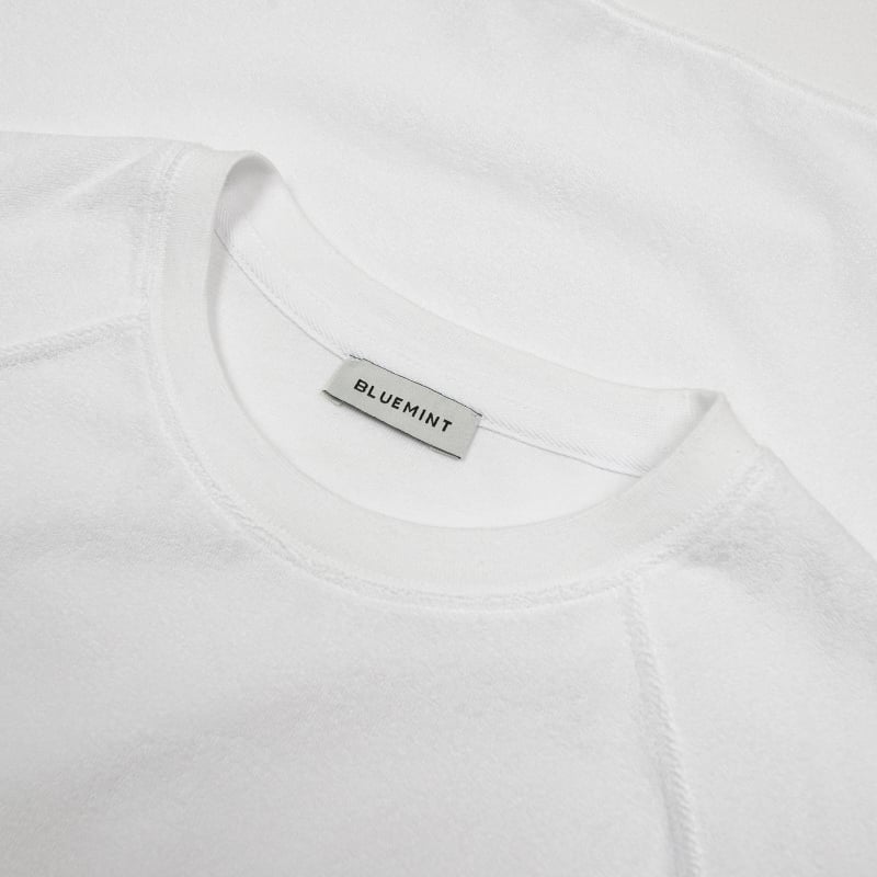 Bluemint LUCAS WHITE Towelling Sweatshirt