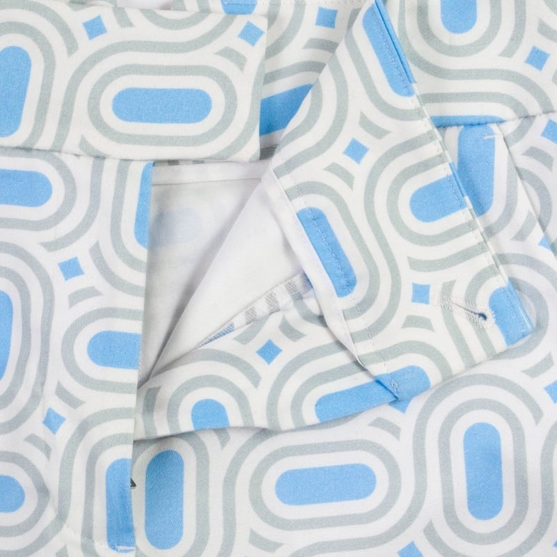 Bluemint LYNN BLUE DIAMOND Printed Flared Trousers