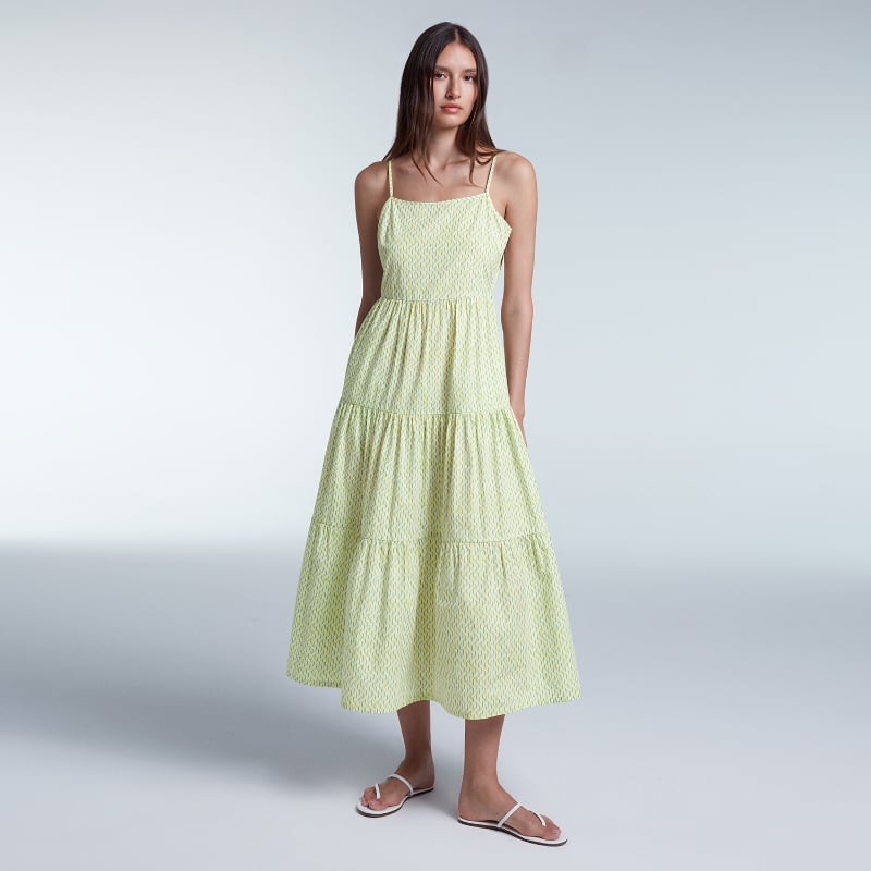 bluemint MARCELLA LIME BERRY Open Back Midi Dress