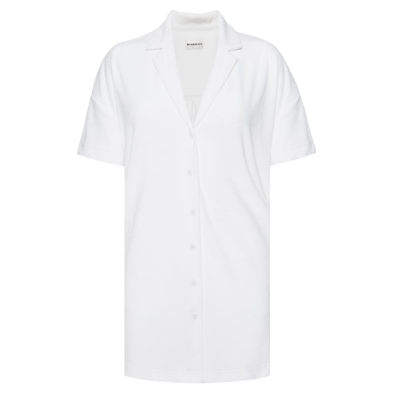 Bluemint MARGOT WHITE Towelling Shirt Dress