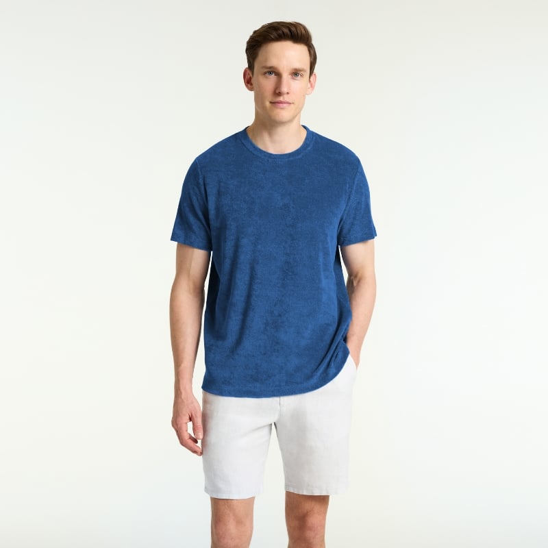 Bluemint MARVIN STEEL Crew Neck Towelling T-Shirt