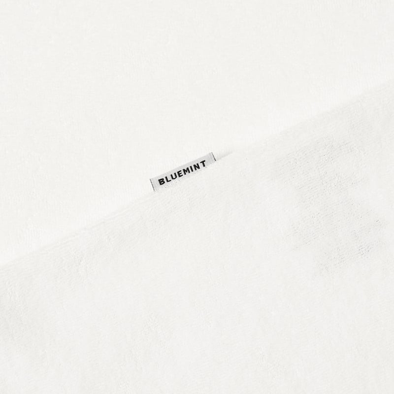 Bluemint MARVIN WHITE Crew Neck Towelling T-Shirt