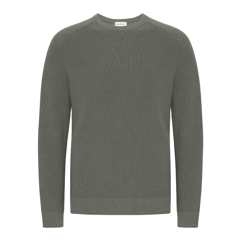 bluemint MIKE DARK FOREST Ribbed Cotton Sweater
