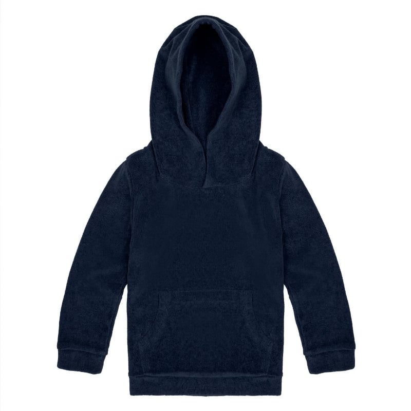 bluemint MILO DARK NAVY Boys Towelling Hoodie Top