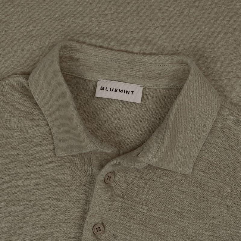 Bluemint MORITZ STONE Linen Polo Shirt