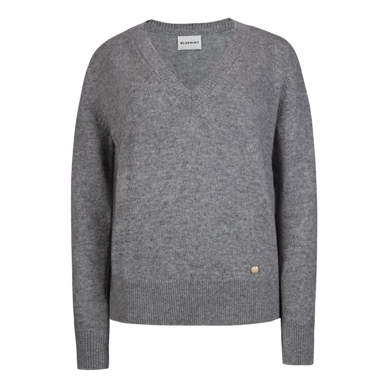 bluemint NOA GREY MELANGE Cashmere-Blend Sweater