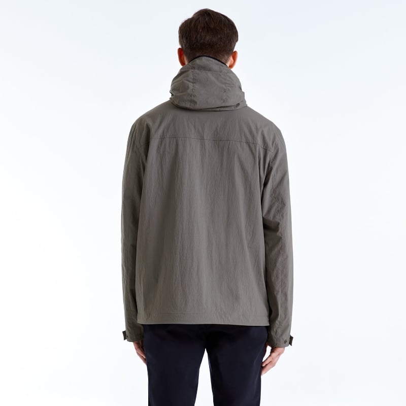 Bluemint NOAH IRON Shell Hooded Half-Zip Jacket