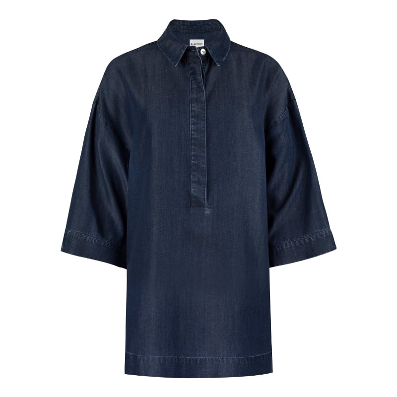 Bluemint NYLA DARK INDIGO Mini Tencel Dress