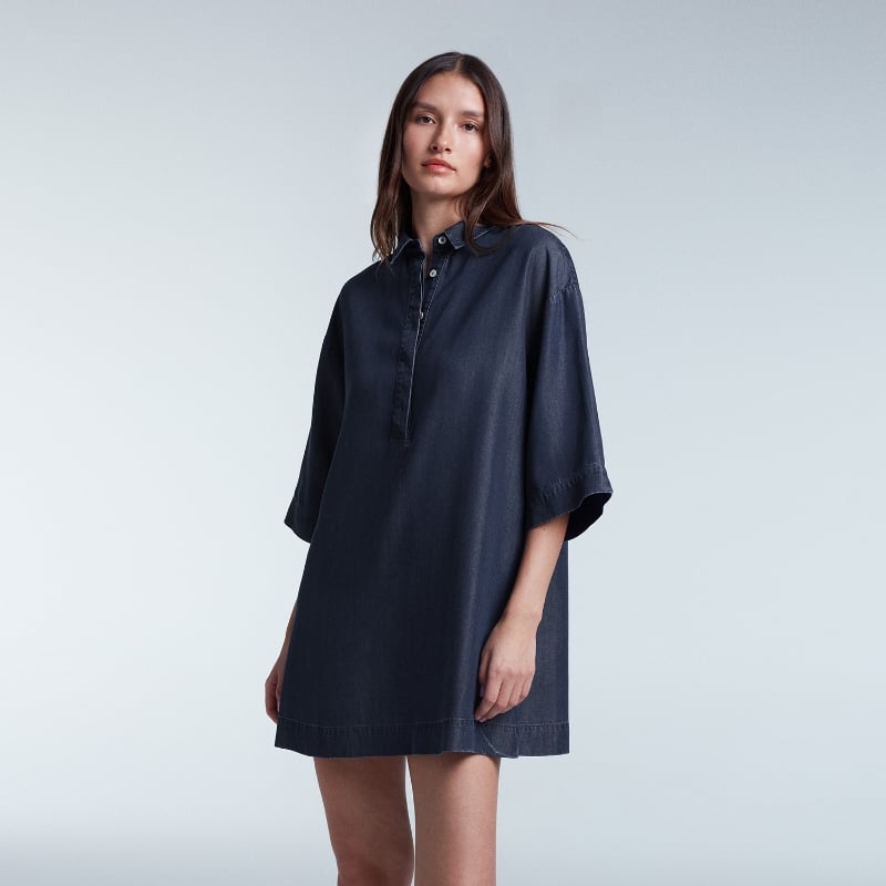 bluemint NYLA DARK INDIGO Mini Tencel Dress