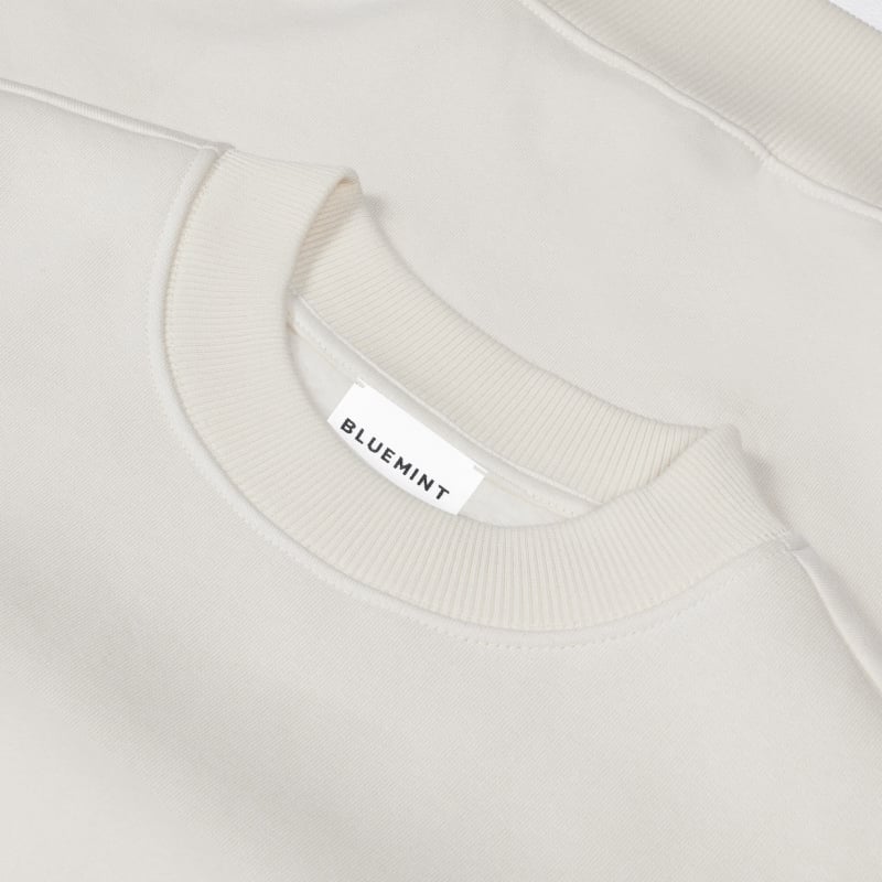 Bluemint ODILE ECRU Cotton Blend Sweatshirt