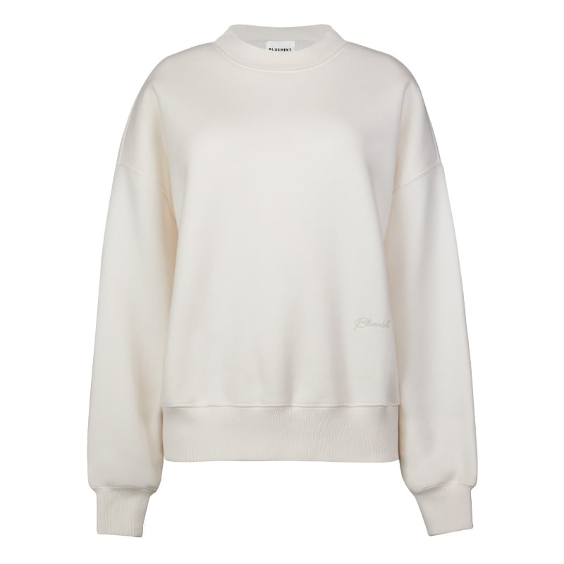bluemint ODILE ECRU Cotton Blend Sweatshirt