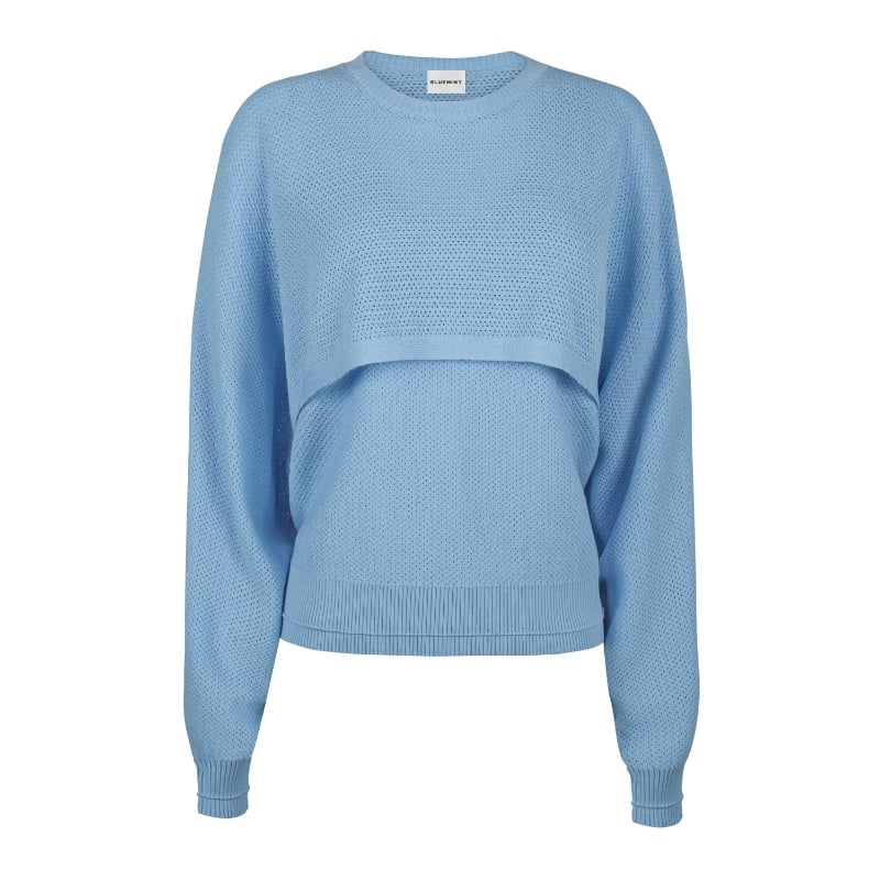 Bluemint OLIVIA AIREY BLUE 2-Piece Open-knit Set