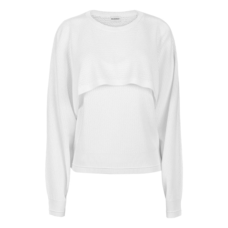 Bluemint OLIVIA WHITE 2-Piece Open-knit Set