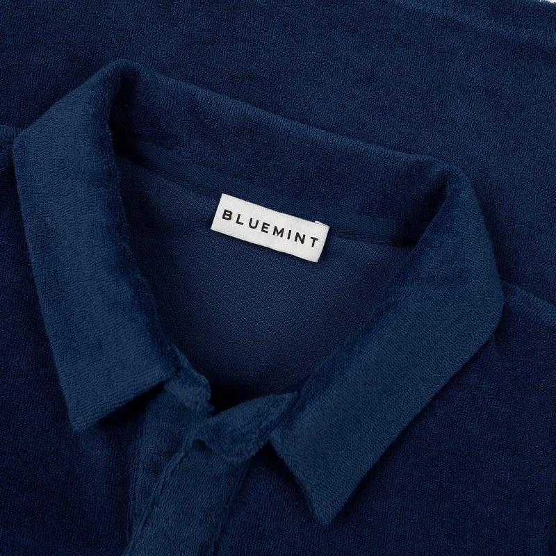 Bluemint OLLIE DARK NAVY Kids Towelling Polo Shirt