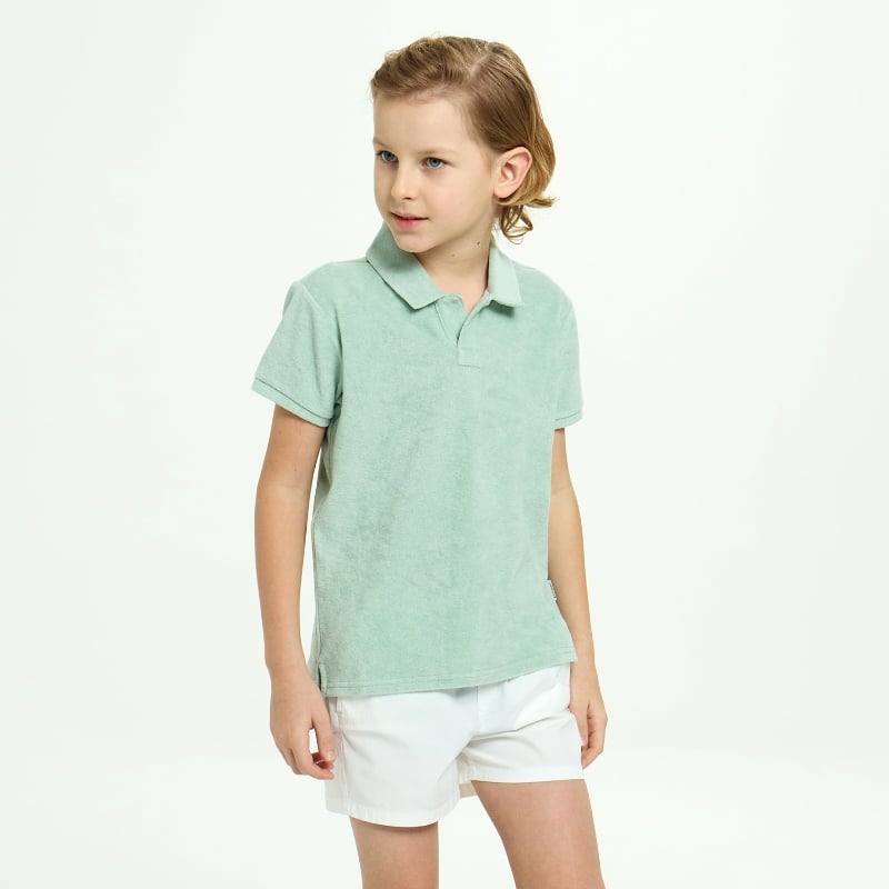 Bluemint OLLIE EVERGREEN Kids Towelling Polo Shirt