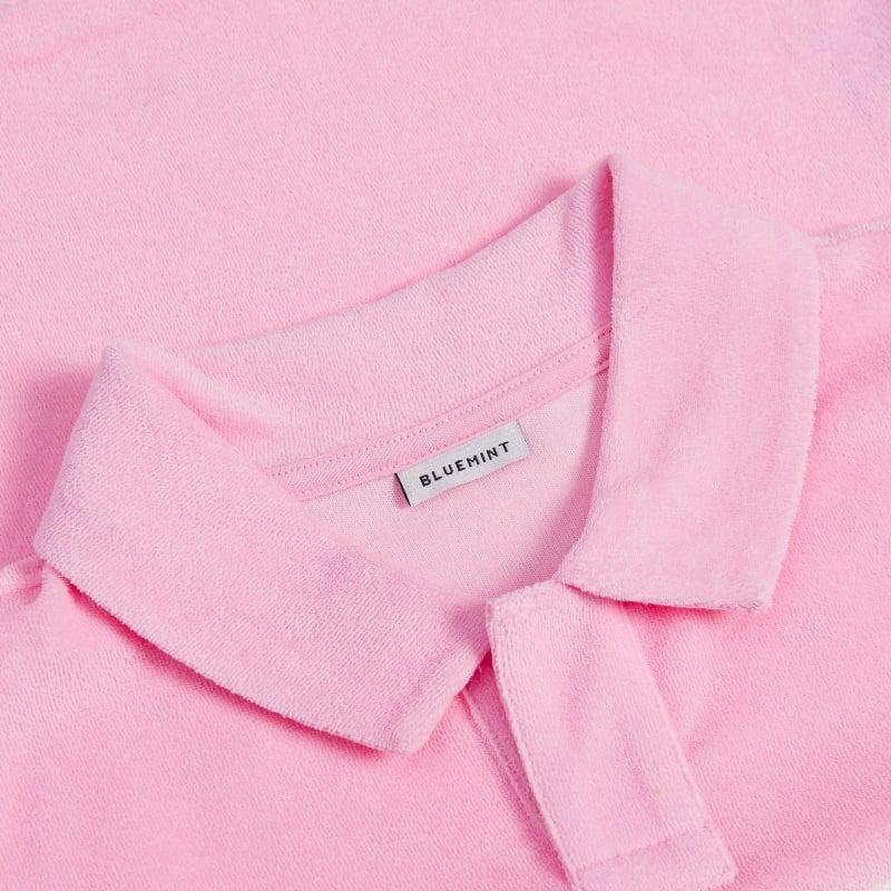 Bluemint OLLIE PINK Kids Towelling Polo Shirt